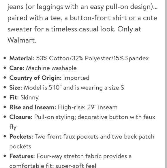 NEW Jeggings Size XXL - Picture 6 of 6